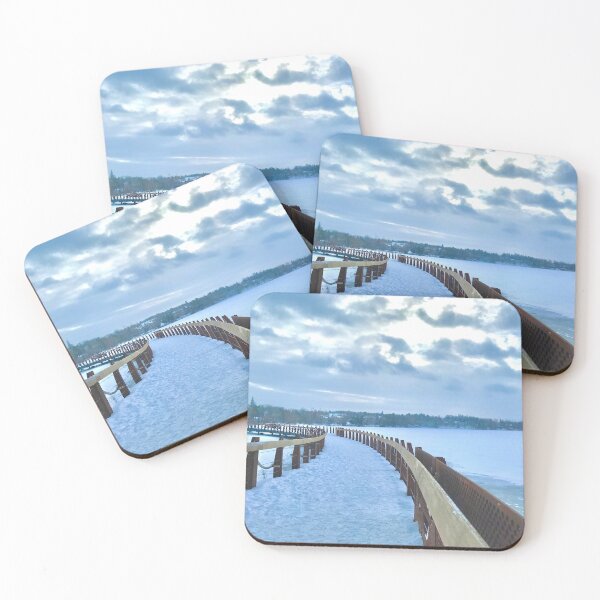 Item preview, Boardwalk on the Frozen Lake designed and sold by Orchyd.