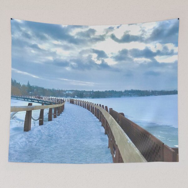 Item preview, Boardwalk on the Frozen Lake designed and sold by Orchyd.