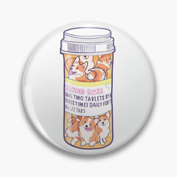 Item preview, Corgis Are A Natural Serotonin Booster designed and sold by illhustration.