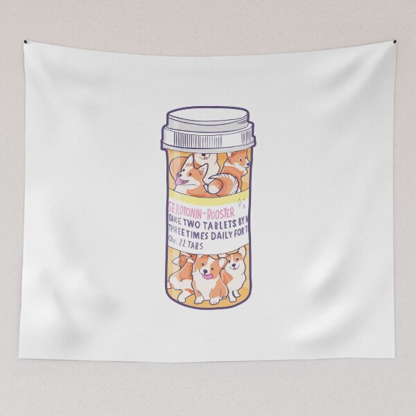 Item preview, Corgis Are A Natural Serotonin Booster designed and sold by illhustration.