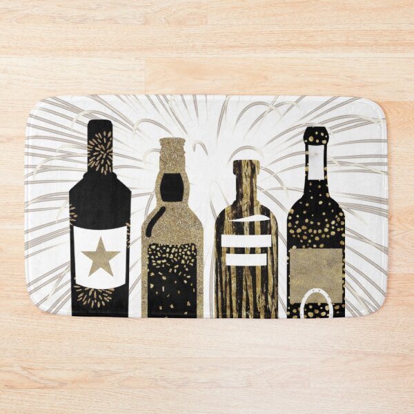Item preview, black and gold alc bottles designed and sold by Julia Santos.