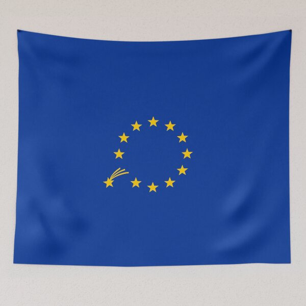 Item preview, EU, Stars, Europe flag, European Union, symbol, Signs, falling star designed and sold by boom-art.