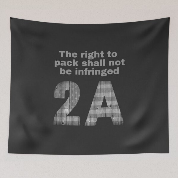 Item preview, 2A Second Amendment with faded flag in text. designed and sold by EverLife.