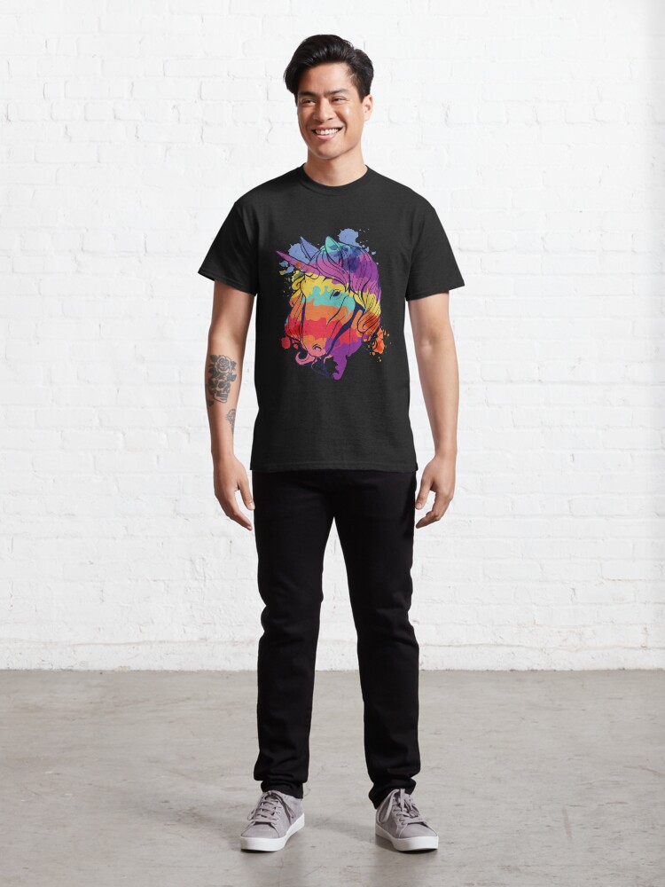 Alternate view of Colorful Unicorn Classic T-Shirt