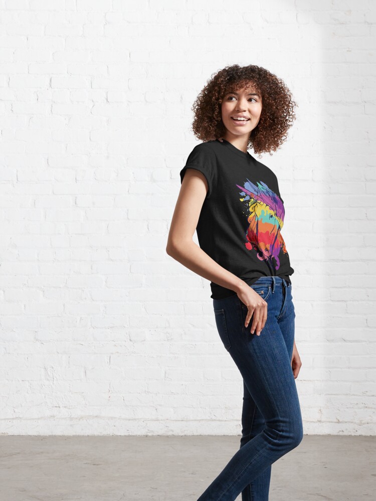 Alternate view of Colorful Unicorn Classic T-Shirt