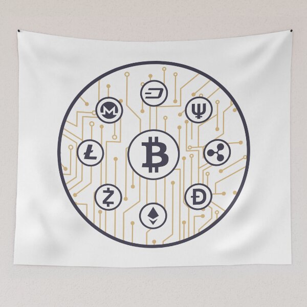 Item preview, In Cryptocurrencies We Trust designed and sold by arrowroses.