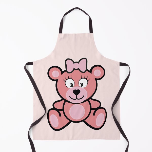 Item preview, Pink teddy bear for girls with a bow designed and sold by hendeJens.