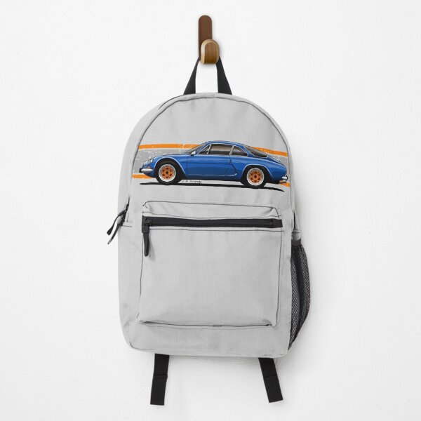 Item preview, My drawing of the French Berlinetta with orange rims designed and sold by designjaag.