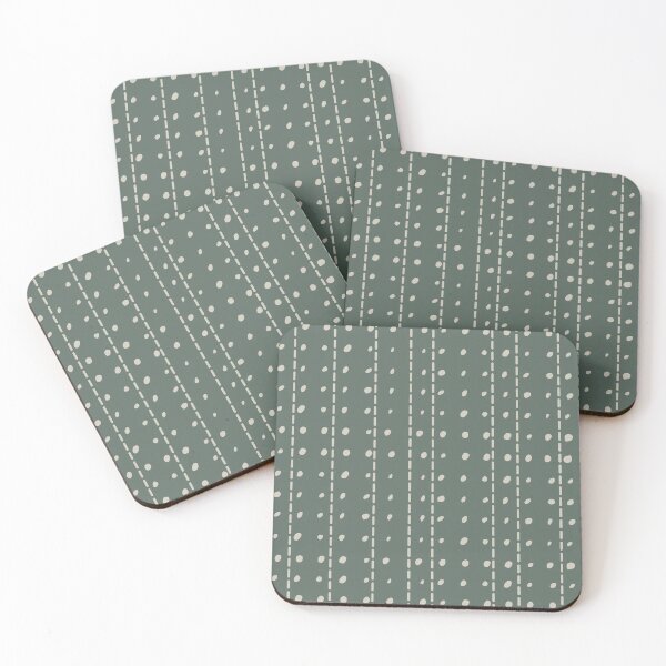 Item preview, green animal print polka dots designed and sold by themusingmind.