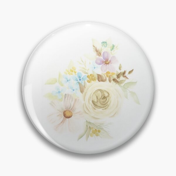 Item preview, Nichole_art: Dreamy watercolor - summer flowers designed and sold by NicholeArtworks.
