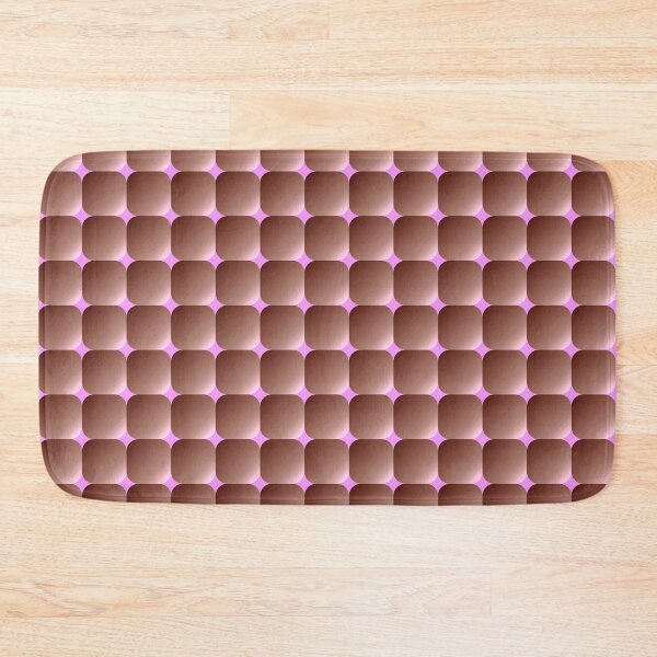 Item preview, Retro Square Scales - Brown and Pink designed and sold by Quooki.