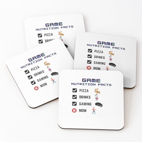 Item preview, Life better with pizza and gaming nutrition facts designed and sold by IZ-STAR.
