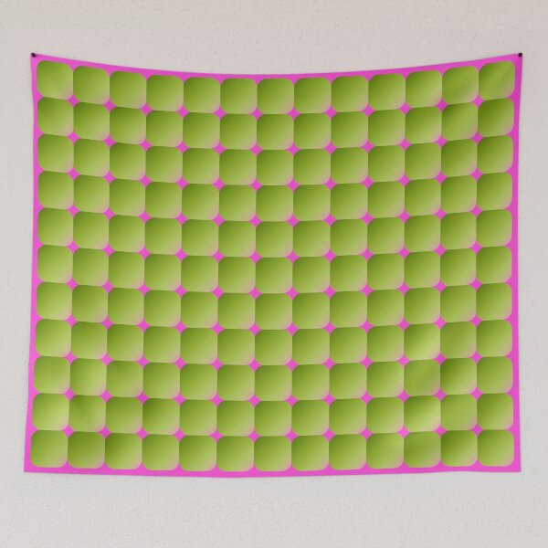 Item preview, Retro Square Scales - Lime and Pink designed and sold by Quooki.