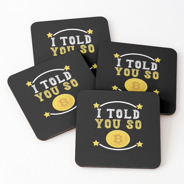 Item preview, Bitcoin I told you so designed and sold by majeed10.