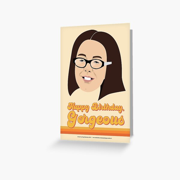 Olive 'On the Buses' Birthday Card Greeting Card