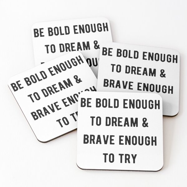 Item preview, BE BOLD & BRAVE designed and sold by wilder-mind.
