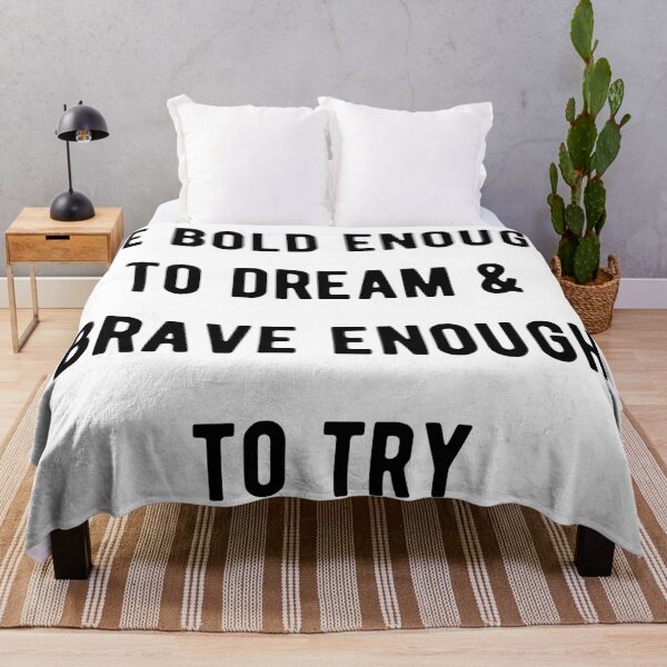 Item preview, BE BOLD & BRAVE designed and sold by wilder-mind.
