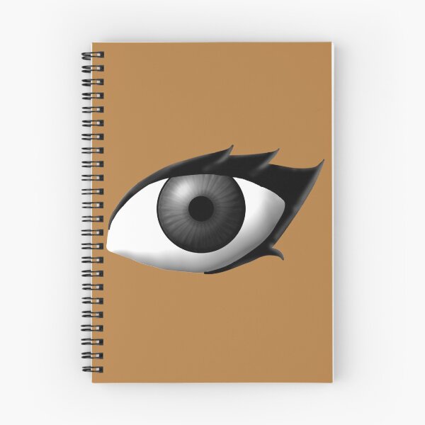 Item preview, Gray/Black Anime Style Eye (Medium Skin Tone) designed and sold by RayRayViolet.