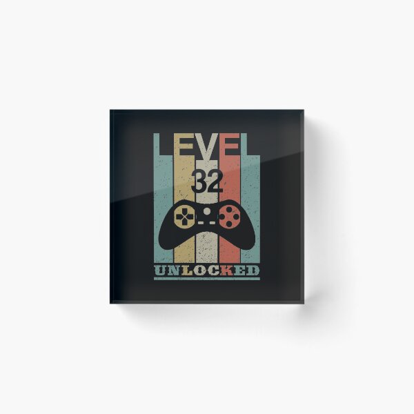 Artikelvorschau, Level 32 freigeschaltet, Geschenk zum 32. Jahrestag, Level 32 freigeschaltete Konsole entworfen und verkauft von LEByasser.