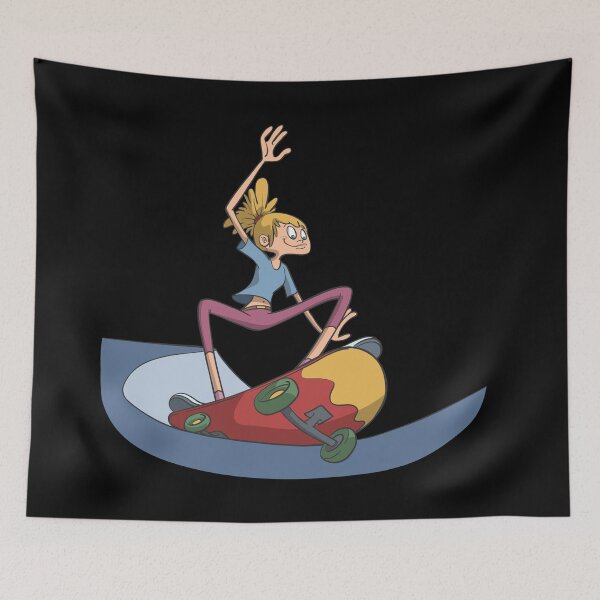 Item preview, Skateboard Girl In Halfpipe designed and sold by Monkey Ful.