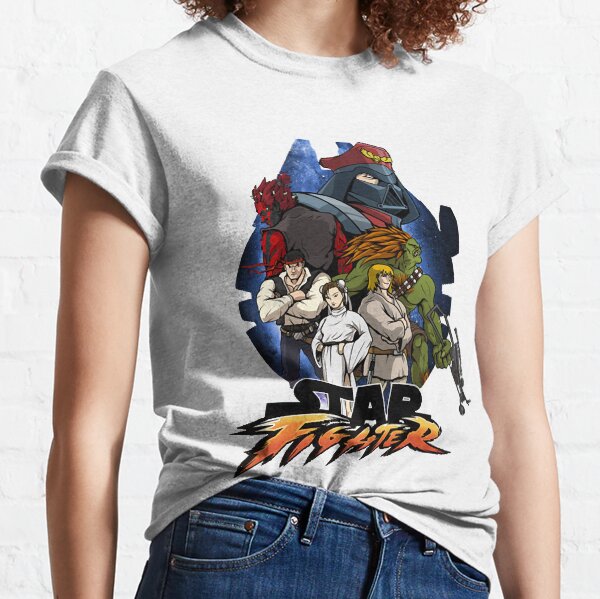 Streetwear Tops Street Fighter T-shirts Hip Hop Funny Print Tshirt