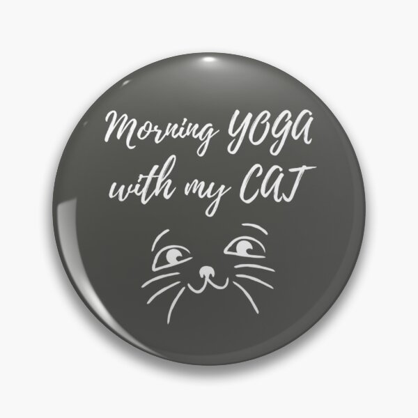Item preview, Morning Yoga with my Meow Chill designed and sold by lotusbud.