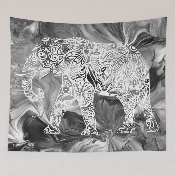 Item preview, Abstract Elephant E designed and sold by Jean Plout.