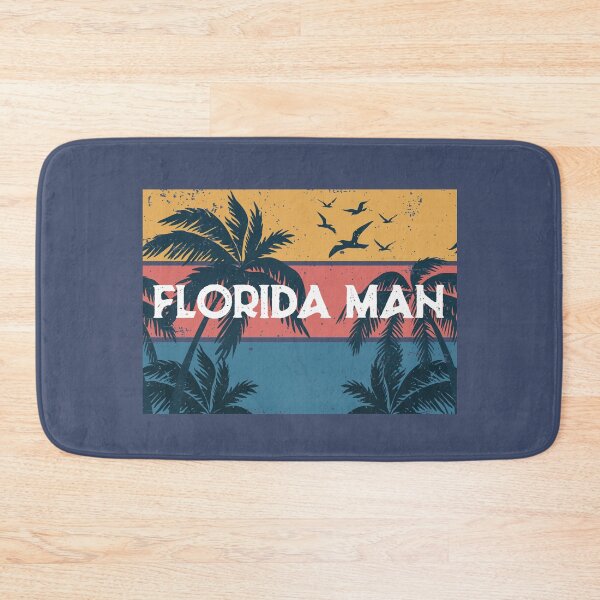 Item preview, Florida Man Meme Vintage Palm Trees and Sunset Retro Sun designed and sold by alenaz.