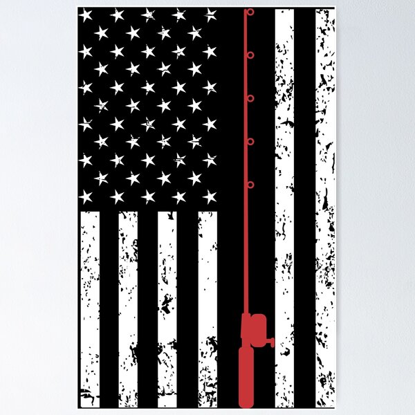 Item preview, Fishing American Flag US Sports designed and sold by pannolinno.
