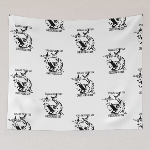 Item preview, Women Want Me Fish Fear Me - Funny Fishing  designed and sold by salmannoor.