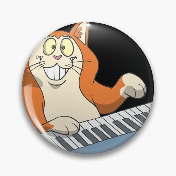 Item preview, Fat Cat Playing Piano designed and sold by Monkey Ful.