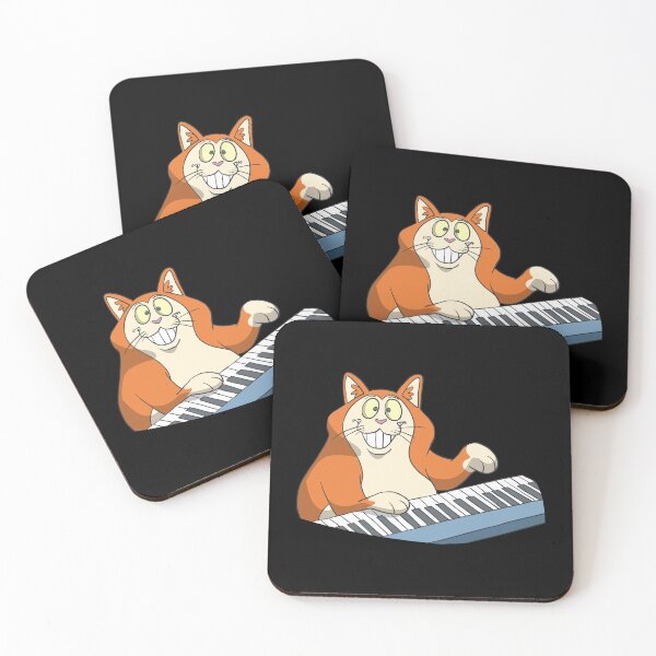 Item preview, Fat Cat Playing Piano designed and sold by Monkey Ful.