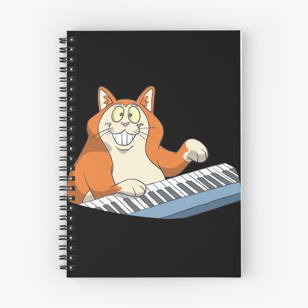 Item preview, Fat Cat Playing Piano designed and sold by Monkey Ful.