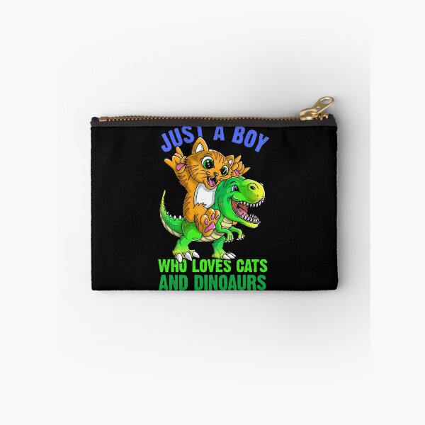 Item preview, Just a boy who loves cats and dinosaurs  designed and sold by mermaidselina.