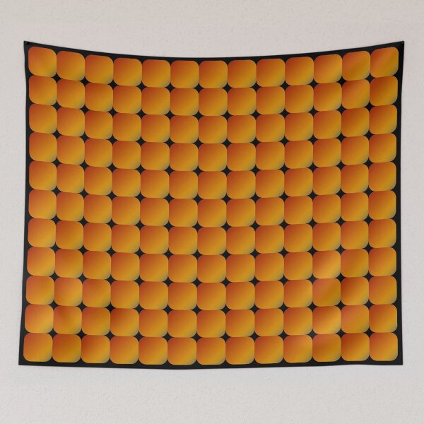 Item preview, Retro Square Scales - Orange and Black designed and sold by Quooki.