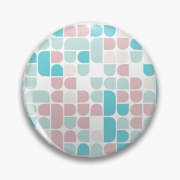 Artikelvorschau, Geometric elements in repeated asymmetrical pattern in pastel color palette entworfen und verkauft von acidmit.