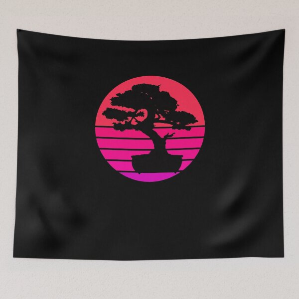 Item preview, Vintage Bonsai Tree Japanese Retro Zen Sunset designed and sold by trendo.