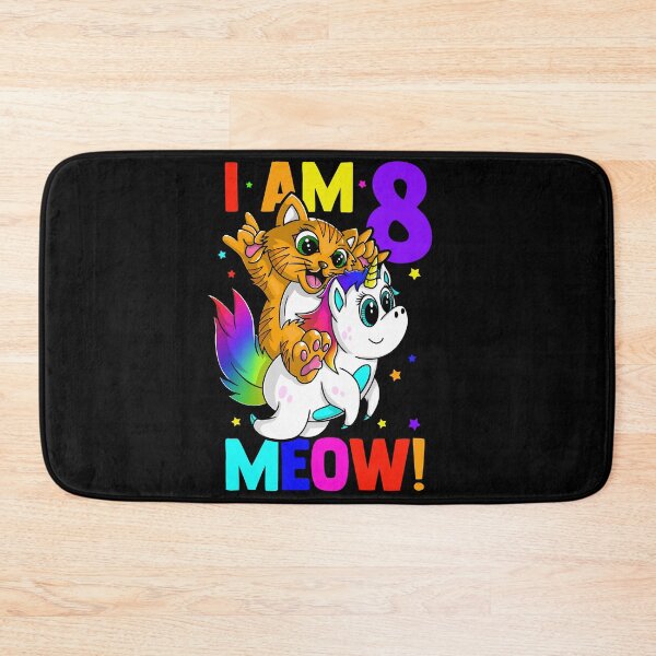 Item preview, I am 8 meow!  designed and sold by mermaidselina.