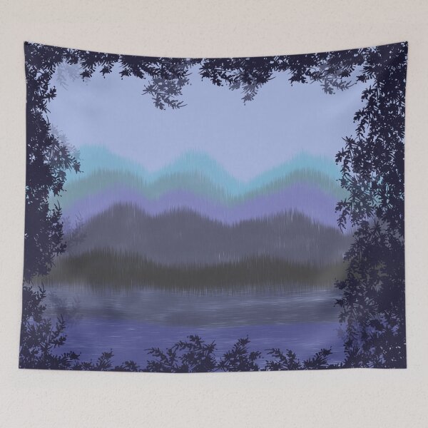 Item preview, Lovely Beautiful Blue Colored Pattern designed and sold by The-overthinker.