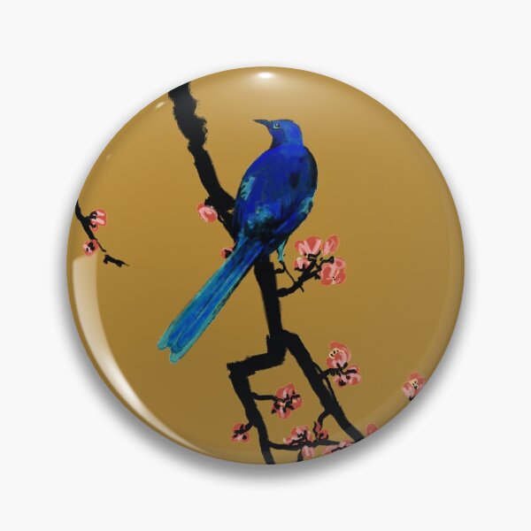 Item preview, Blue bird in a Cherry blossom tree. designed and sold by Modartisto.