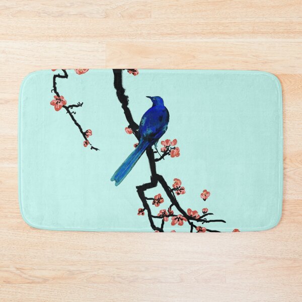 Item preview, Blue bird in a Cherry blossom tree. designed and sold by Modartisto.