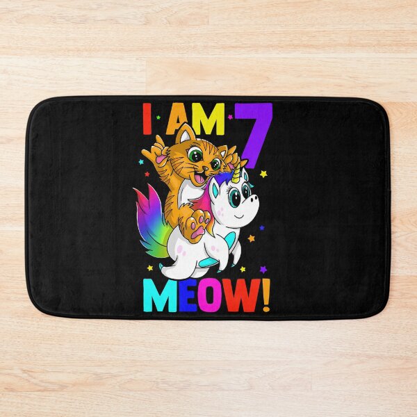 Item preview, I am 7 meow!  designed and sold by mermaidselina.