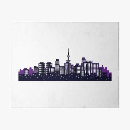 Artikel-Vorschau von Die Skyline von Detroit ist bunt, designt und verkauft von 3 T.