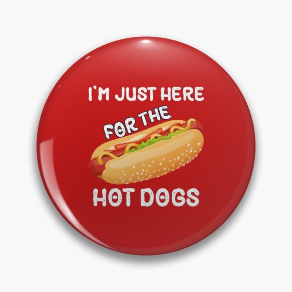 Item preview, I'm Just Here For The Hot Dogs Funny Summer Hotdog BBQ Gift designed and sold by marcek.