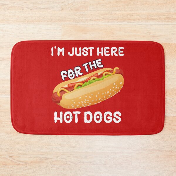 Item preview, I'm Just Here For The Hot Dogs Funny Summer Hotdog BBQ Gift designed and sold by marcek.
