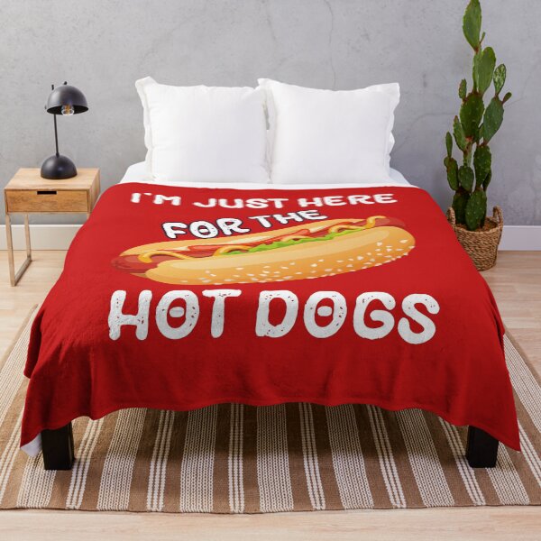 Item preview, I'm Just Here For The Hot Dogs Funny Summer Hotdog BBQ Gift designed and sold by marcek.