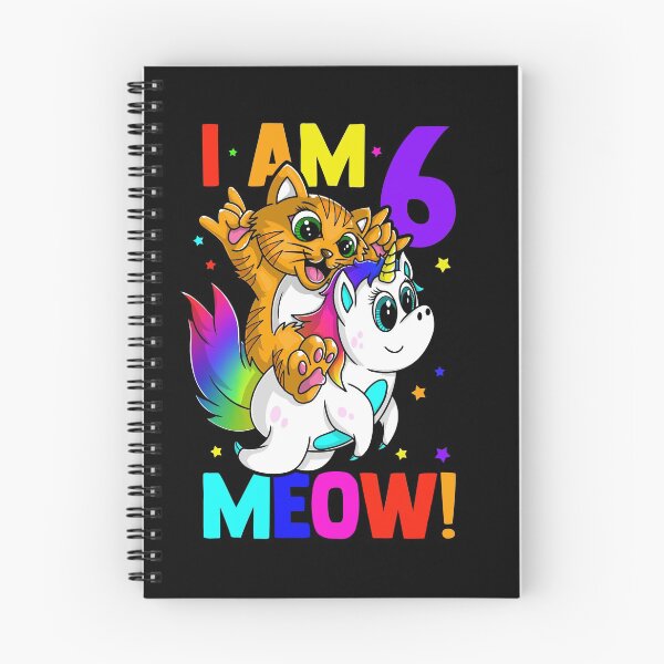 Item preview, I am 6 meow!  designed and sold by mermaidselina.