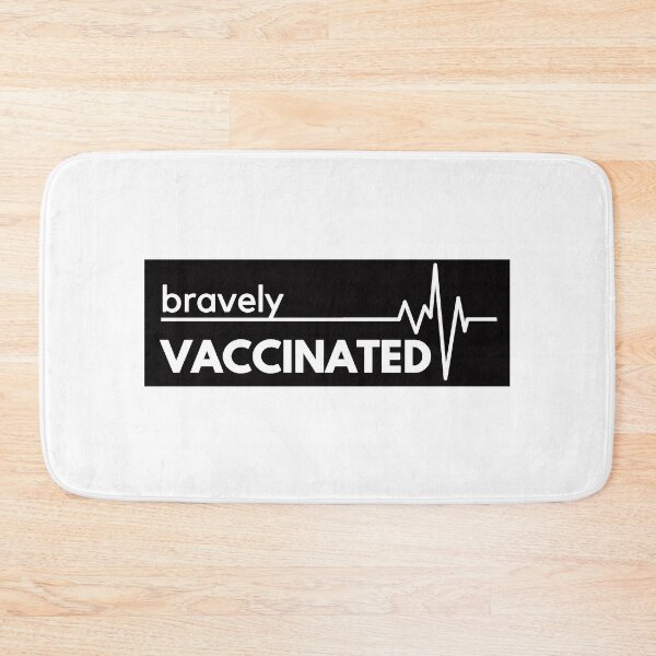 Item preview, Bravely vaccinated lite 2021 designed and sold by gloriaC CREATE.