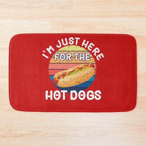 Item preview, I'm Just Here For The Hot Dogs Funny Summer Hotdog BBQ Gift designed and sold by marcek.