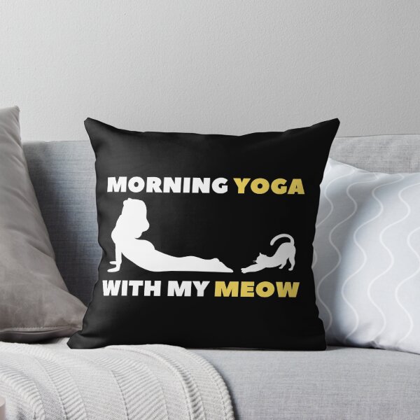 Item preview, Morning Yoga With My Meow designed and sold by momsnpops.